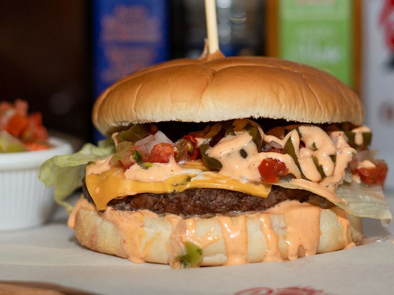Spicy Big Mexican Burger