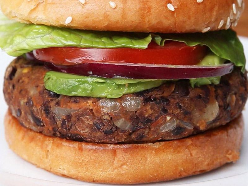Mix Beef Burger Sandwich