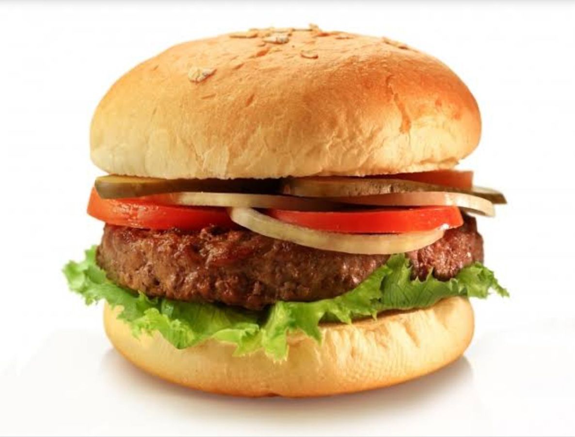 Beef burger sandwich