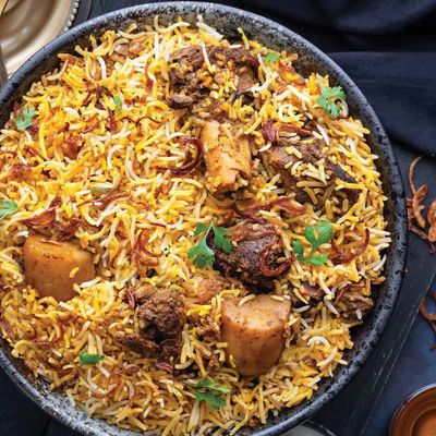 Meat Biryani Dish