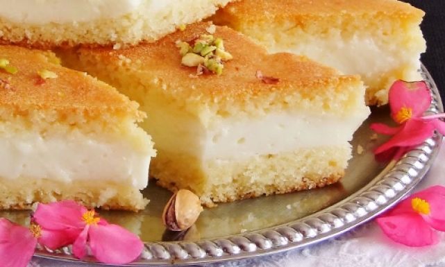 Basbousa With Cream