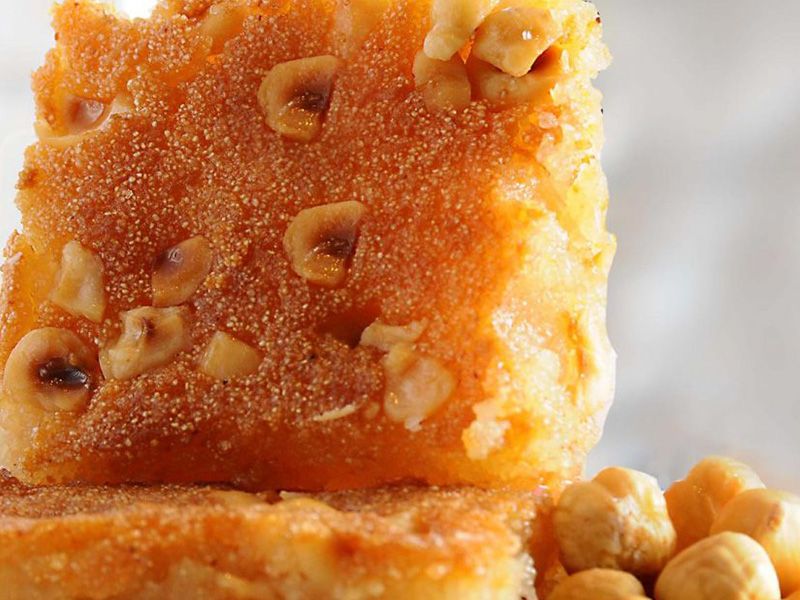 Basbousa With Nuts