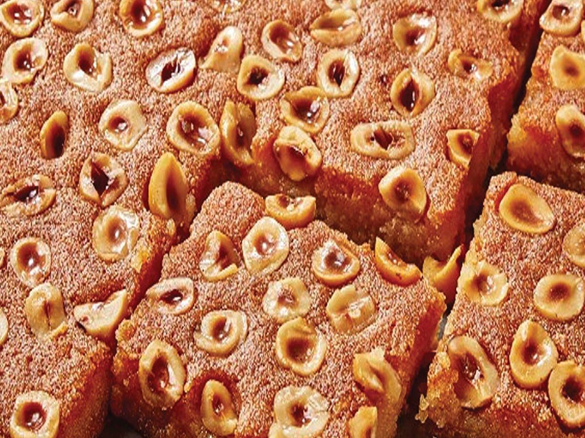 Hazelnut Basbousa