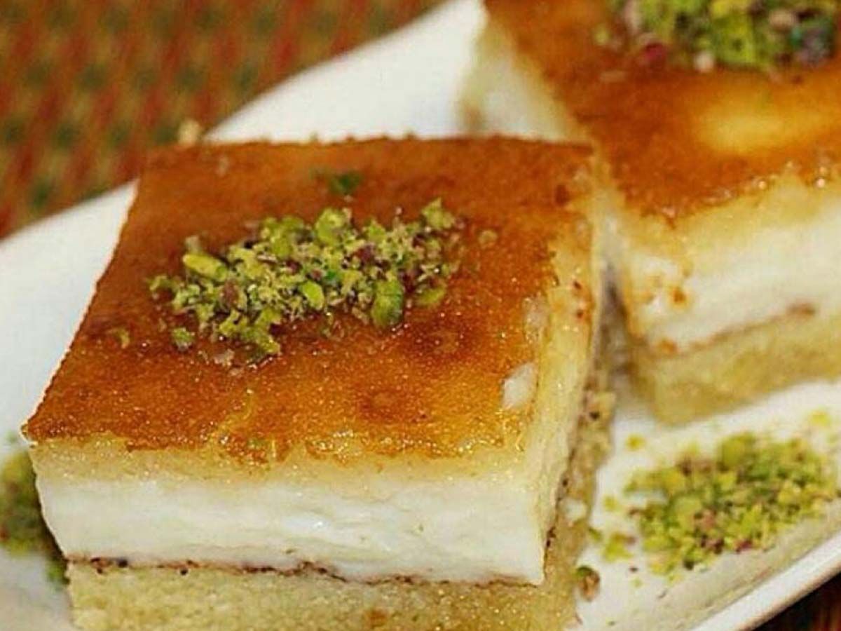 1 kilo Basbousa Qeshta baladi