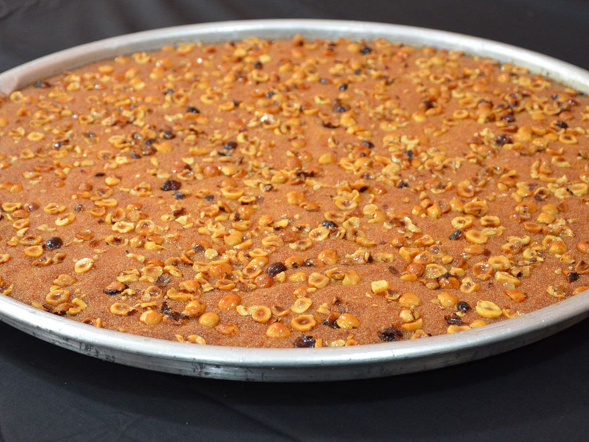 Hazelnut Basbousa