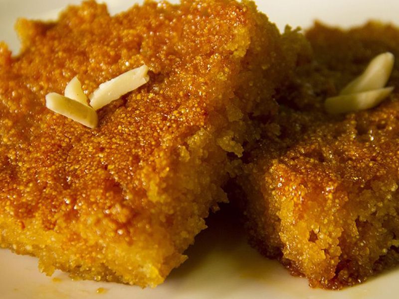 Basbousa With Walnut