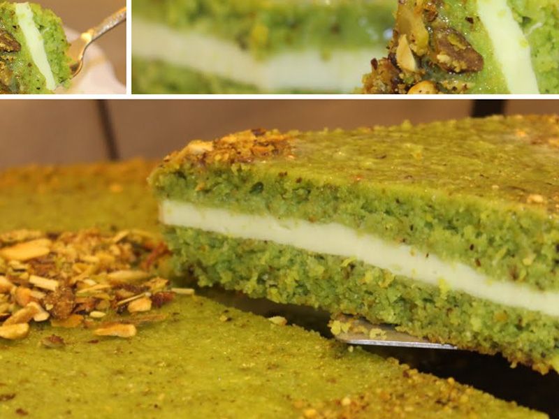 Basbousa With Pistachio