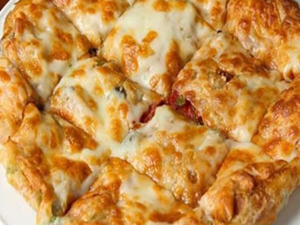 Pastrami and sausage pie