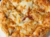Pastrami and sausage pie