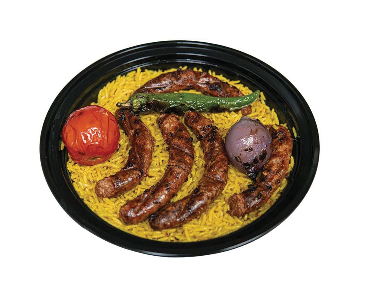 Basmati rice with sausage