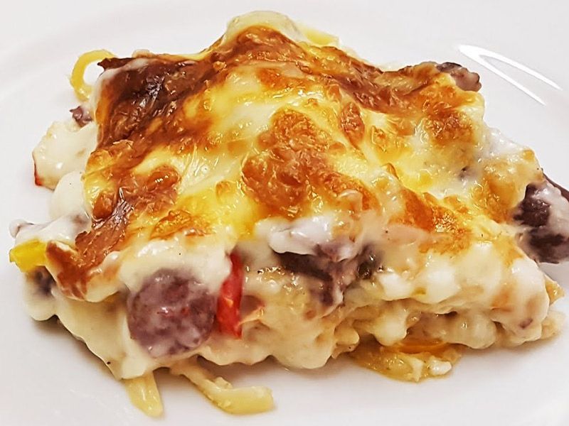 Oriental Sausage Bechamel