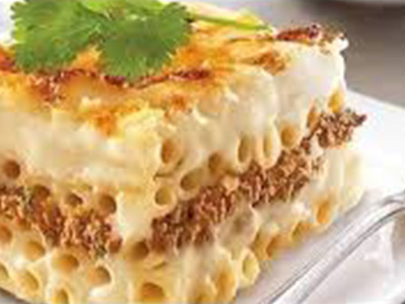 Meat Bechamel Pasta