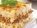 Meat Bechamel Pasta