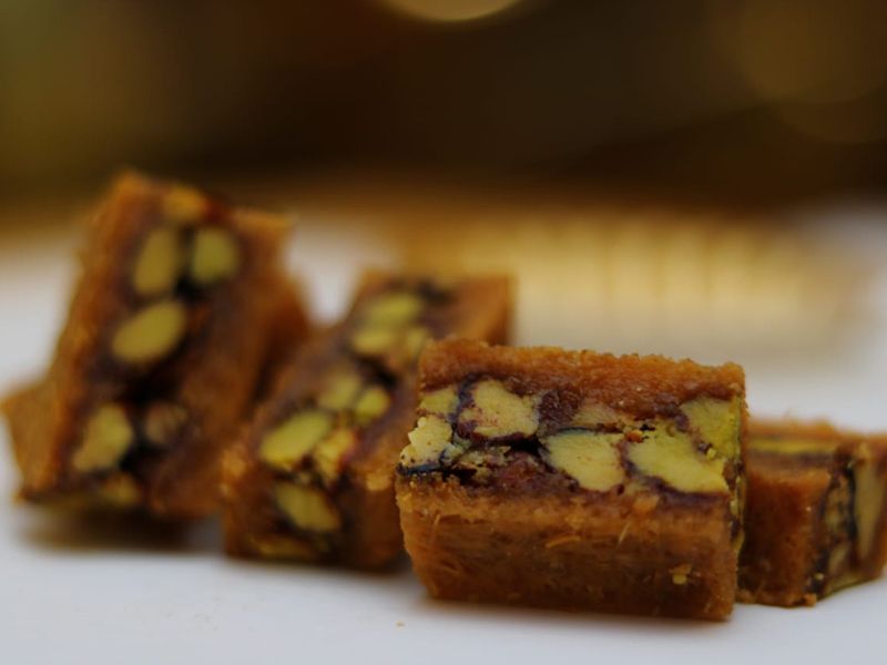 Kunafa Basma With Pistachio