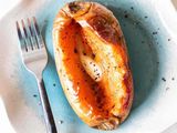 Sweet potato with honey and butter