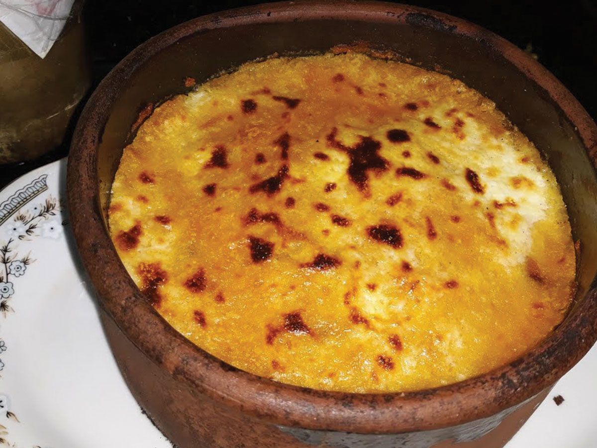 Cream oven potato