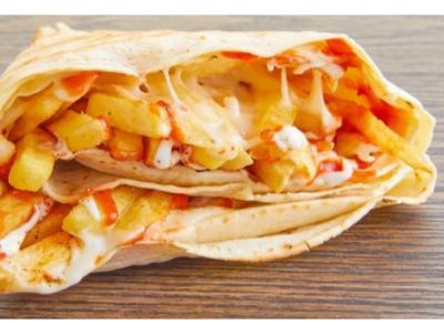 French Fries Grilled Crepe