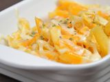 French Fries With Cheddar Cheese Sandwich