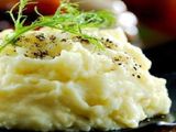 Potato Puree with eggplant sandwich