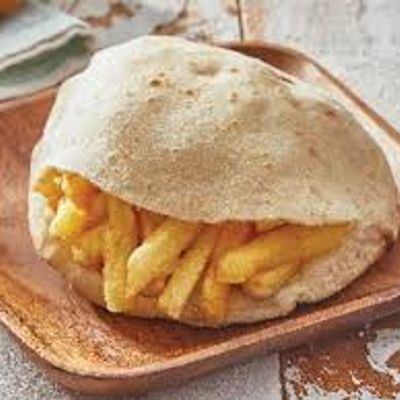 Potato Fingers With Cheddar Cheese Sandwich