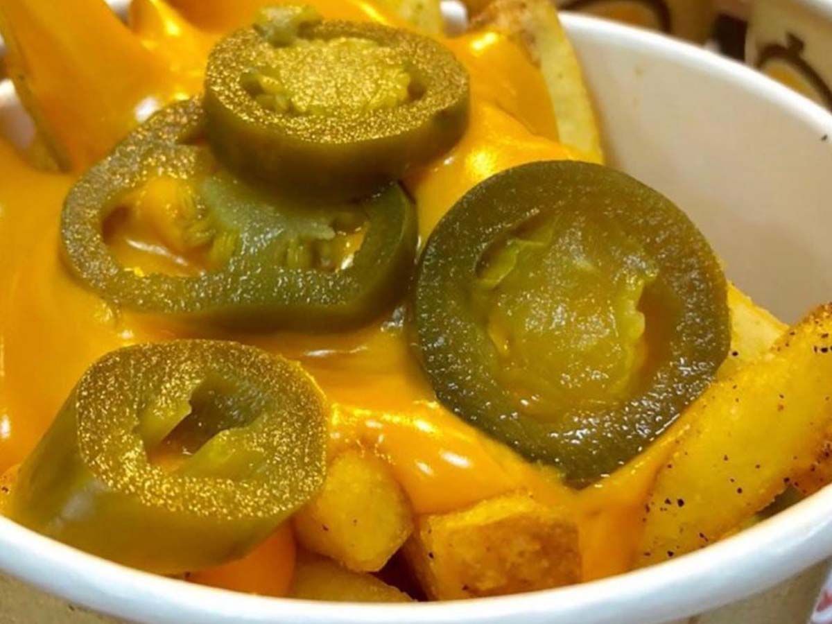 Extra Potatoes with cheese and jalapeno