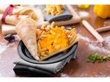 French Fries Qith Mushroom Crepe