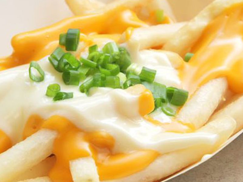 French Fries With Cheddar Cheese