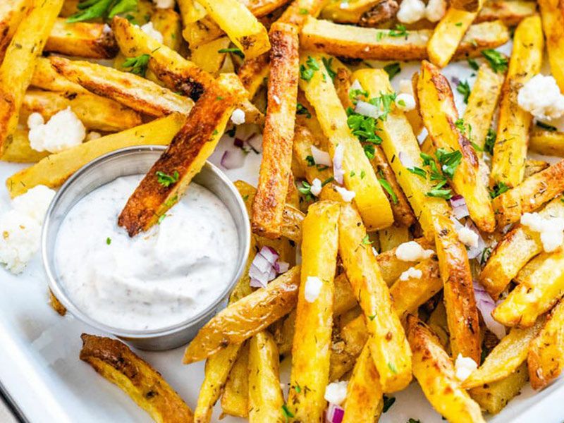 Fries With Oriental Sausage Packet