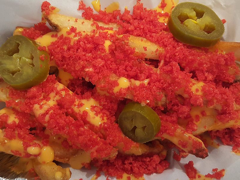 French Fries With Cheetos And Jalapeno