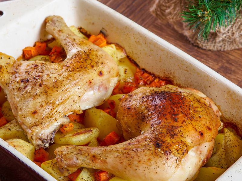 Potato with Chicken Casserole