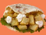 Fries With Labneh And Thyme Sandwich