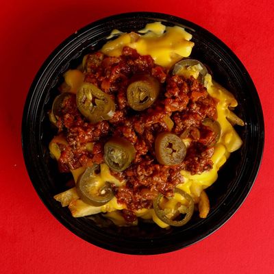 Mexican Beef with Cheese Fries