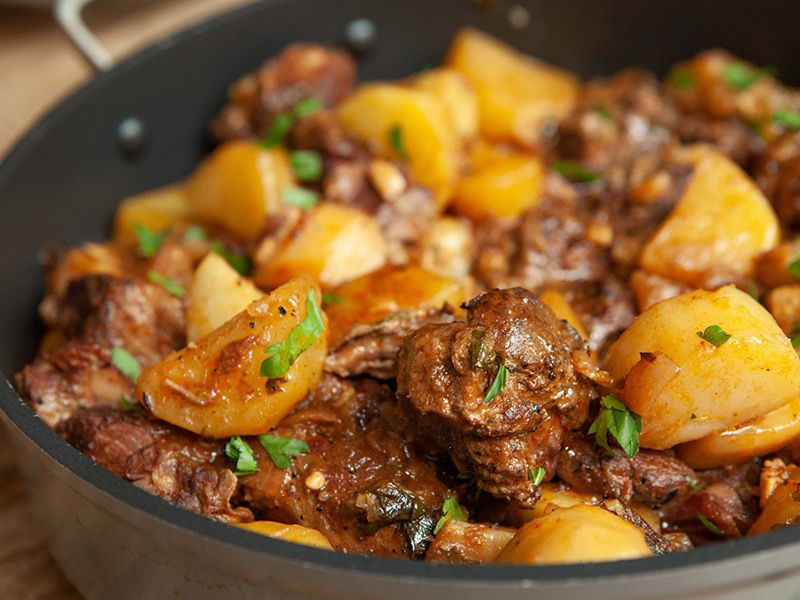 Potato With Meat