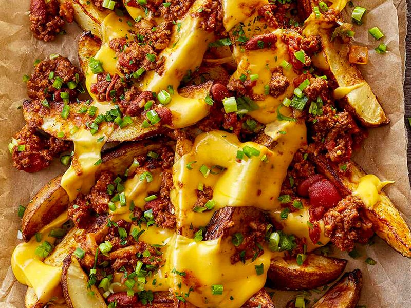 French fries With Minced Meat