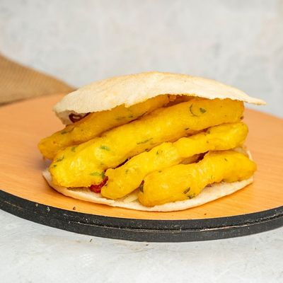 ساندويتش بان كيك البطاطس
