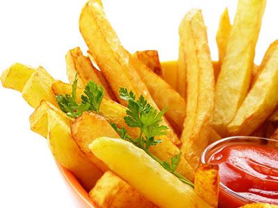 French Fries with Mixture Packet