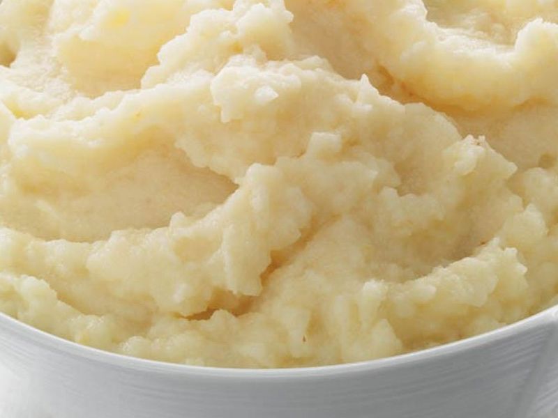 Potato Puree With Butter Sandwich