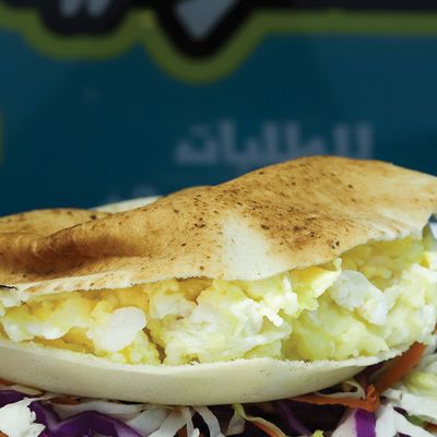 Eggs Mashed potato Sandwich