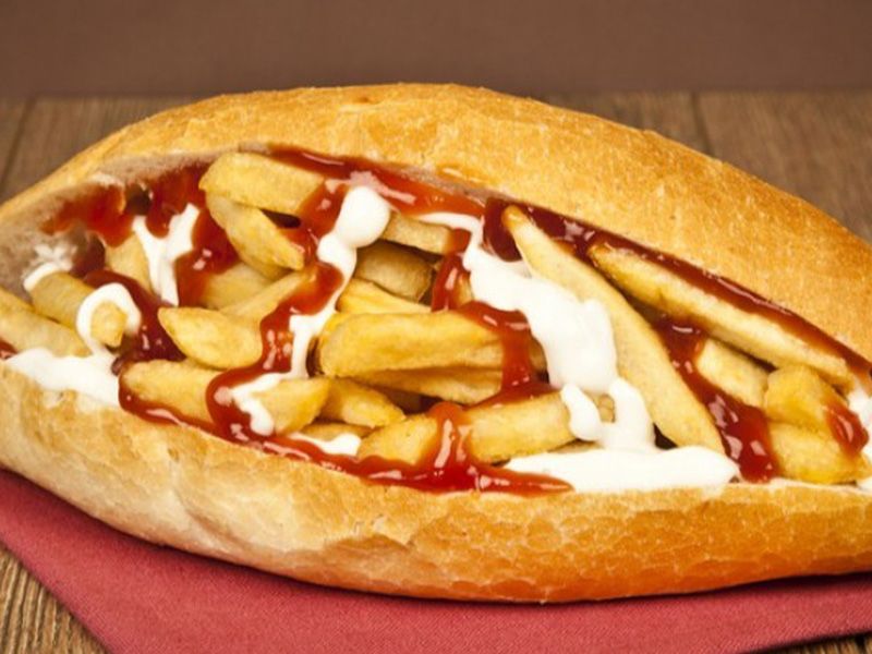 Cheese Potatoes Sandwich
