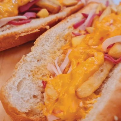 Cheese Potatoes Sandwich