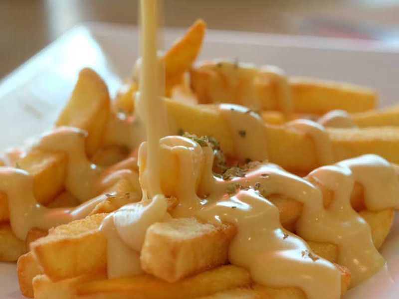 French Fries With Melted Cheese
