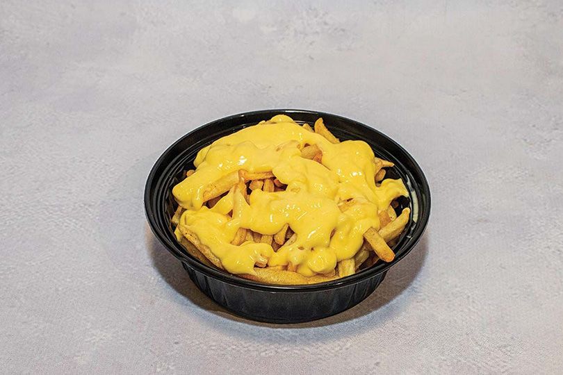 Potato with Cheese Sauce and Chicken Pieces