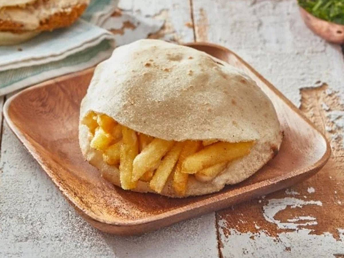 Pomegranate molasses potato sandwich