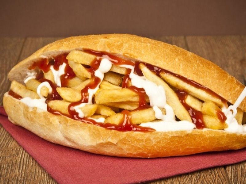 Plain Potatoes Sandwich