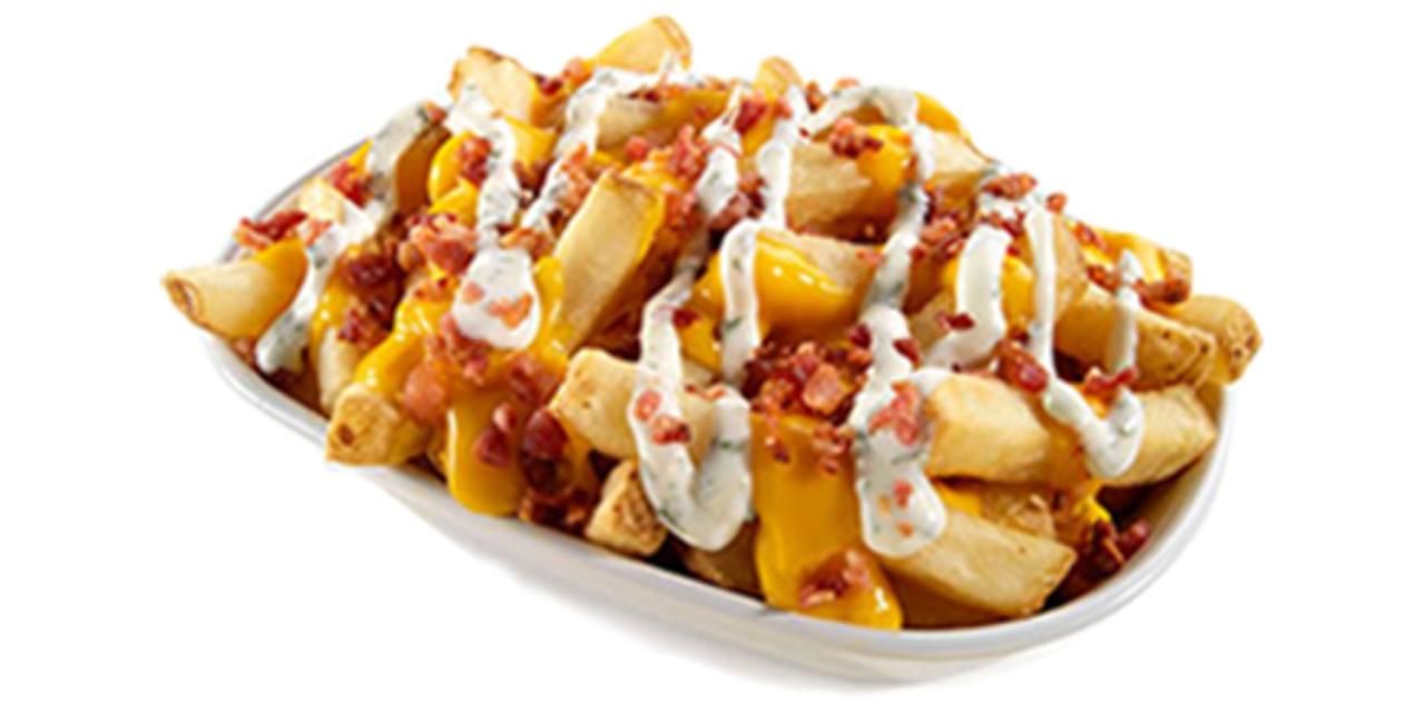 French Fries With Ketchup And Mayonnaise Sandwich