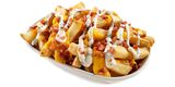 French Fries With Ketchup And Mayonnaise Sandwich