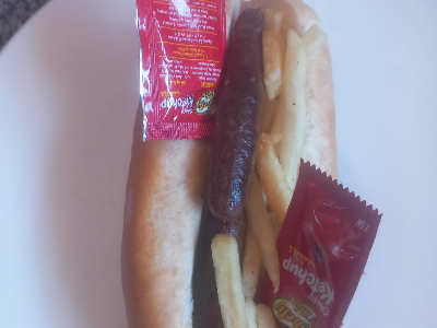 Fino Sausage Sandwich with Potatoes