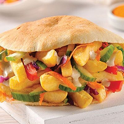 Shami Sausage Potatoes Sandwich