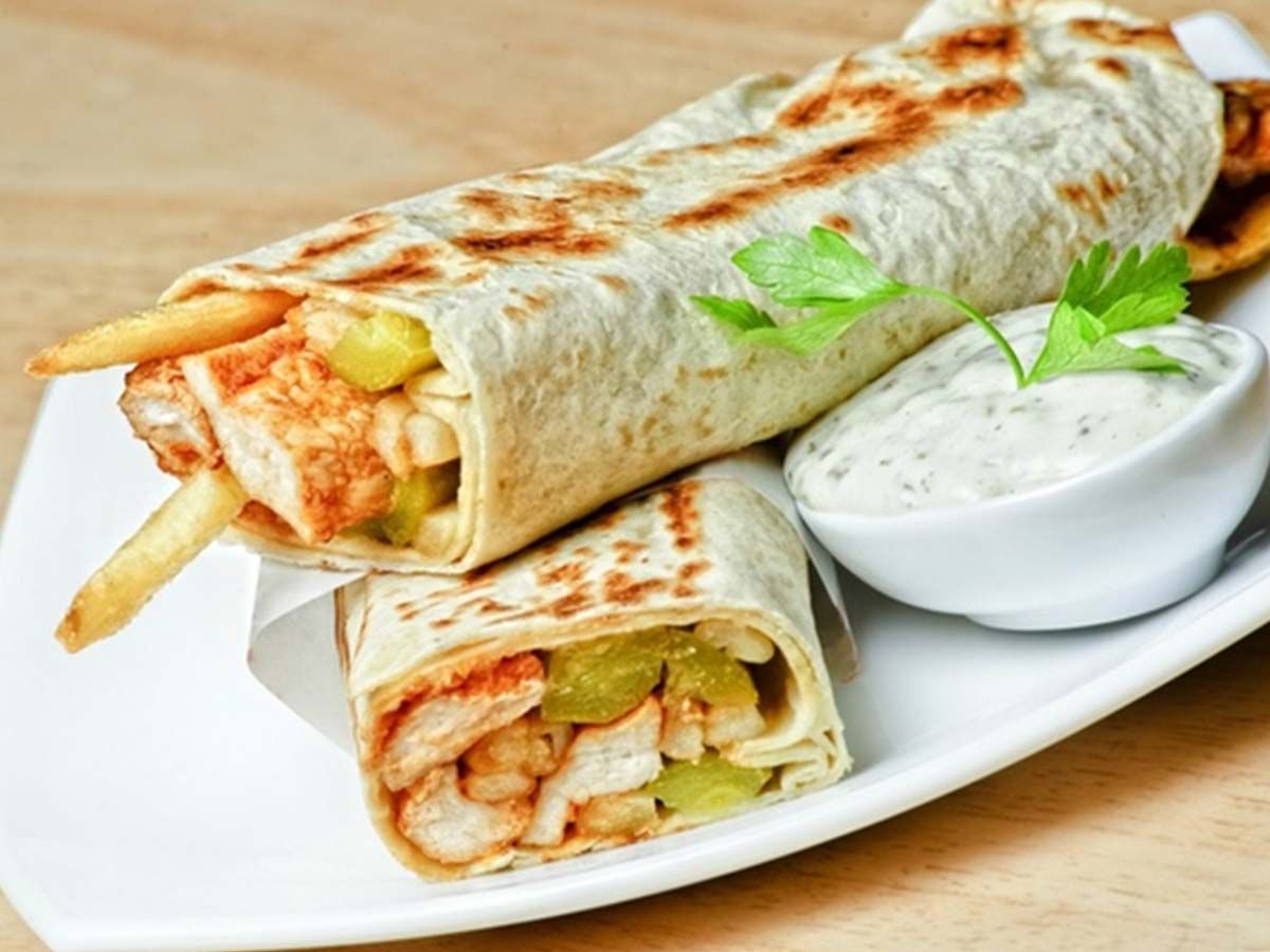 Syrian Potatoes Sandwich