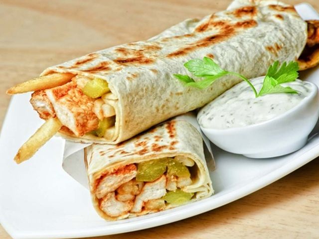 Syrian Potatoes Sandwich